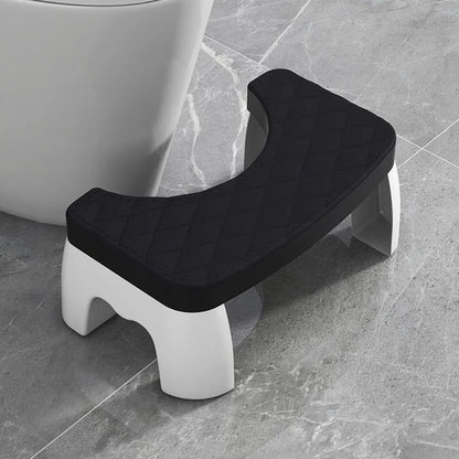 Space Saving Toilet Step Stool with Anti Slip Base