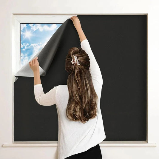 Thermal Black Window Treatment for Light Blocking - Ortekor