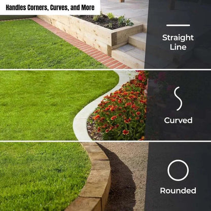 Lawn Edger | Adjustable Height Manual Tool with Ergonomic Grip | Effortless Edging for Neat Garden Borders