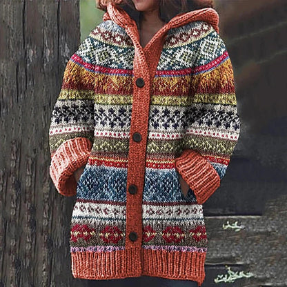 Cozy Winter Knit Sweater Cardigan