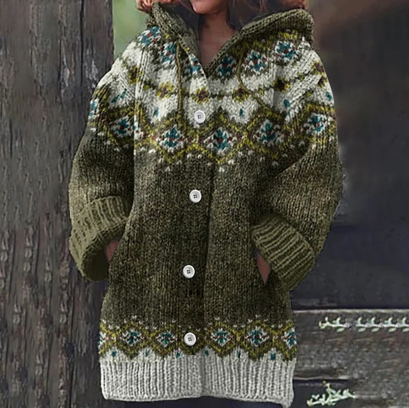 Cozy Winter Knit Sweater Cardigan
