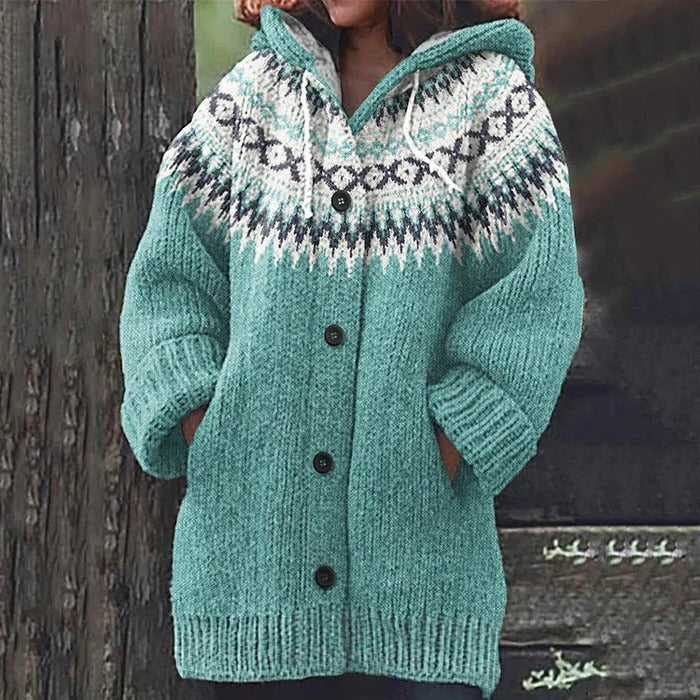 Cozy Winter Knit Sweater Cardigan