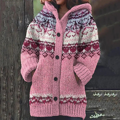Cozy Winter Knit Sweater Cardigan