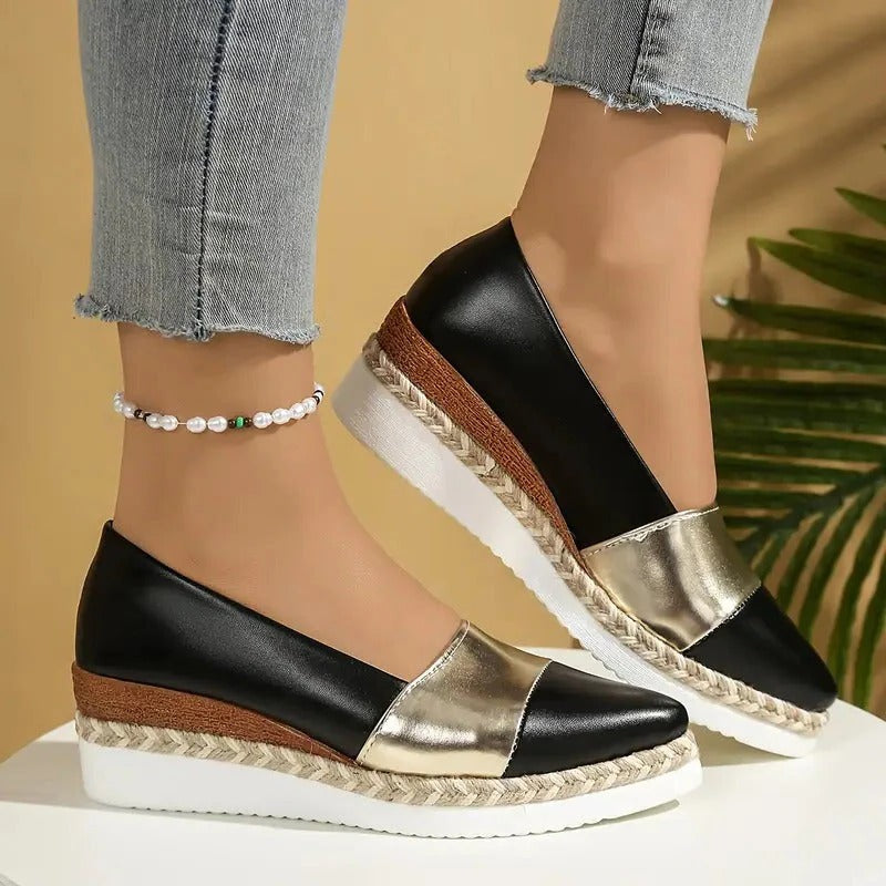 Comfortable Wedge Sandals with Soft Insole and Adjustable Buckle