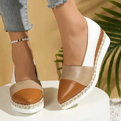 Comfortable Wedge Sandals with Soft Insole and Adjustable Buckle