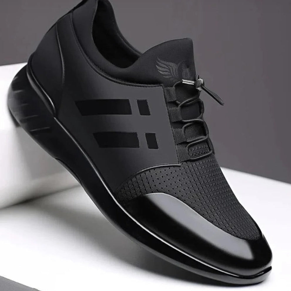 Comfortable Men's Leather Shoes with Arch Support - Ortekor