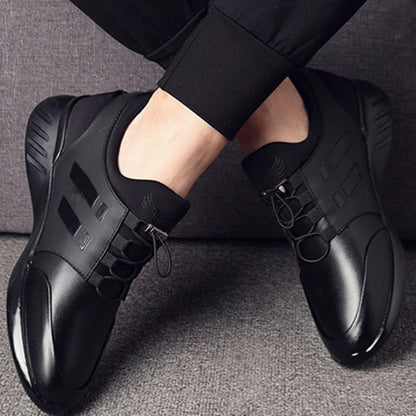 Comfortable Men's Leather Shoes with Arch Support