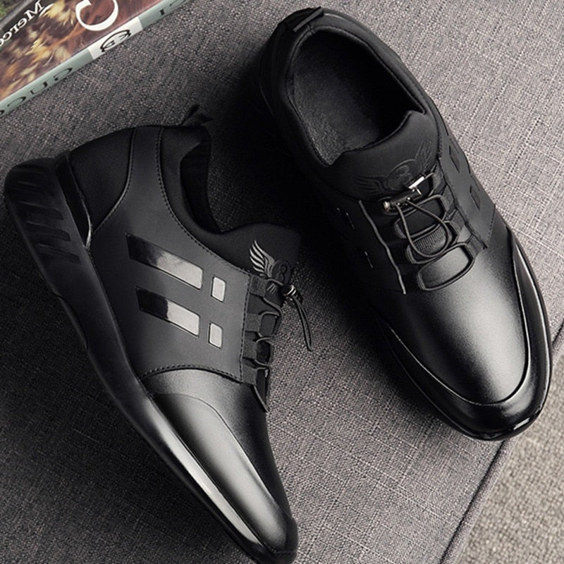 Comfortable Men's Leather Shoes with Arch Support