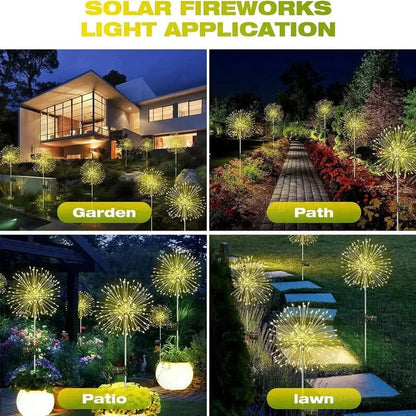 Colorful Solar String Lights with 60 LED Bulbs
