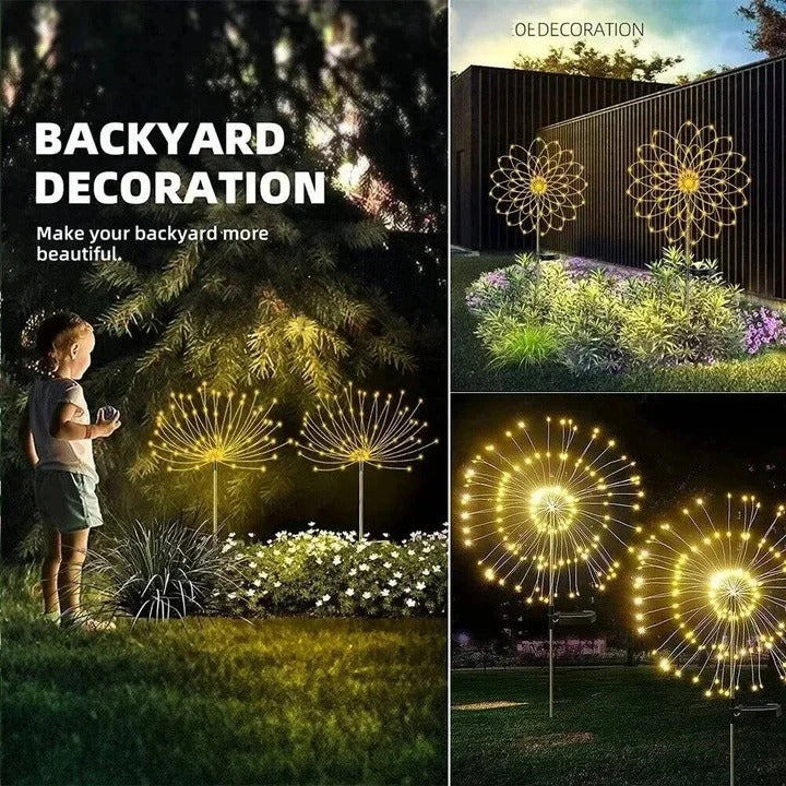 Colorful Solar String Lights with 60 LED Bulbs