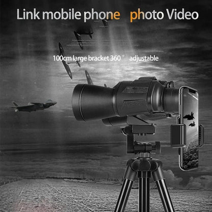 High Power 20x Binoculars with Phone Mount and Clear View