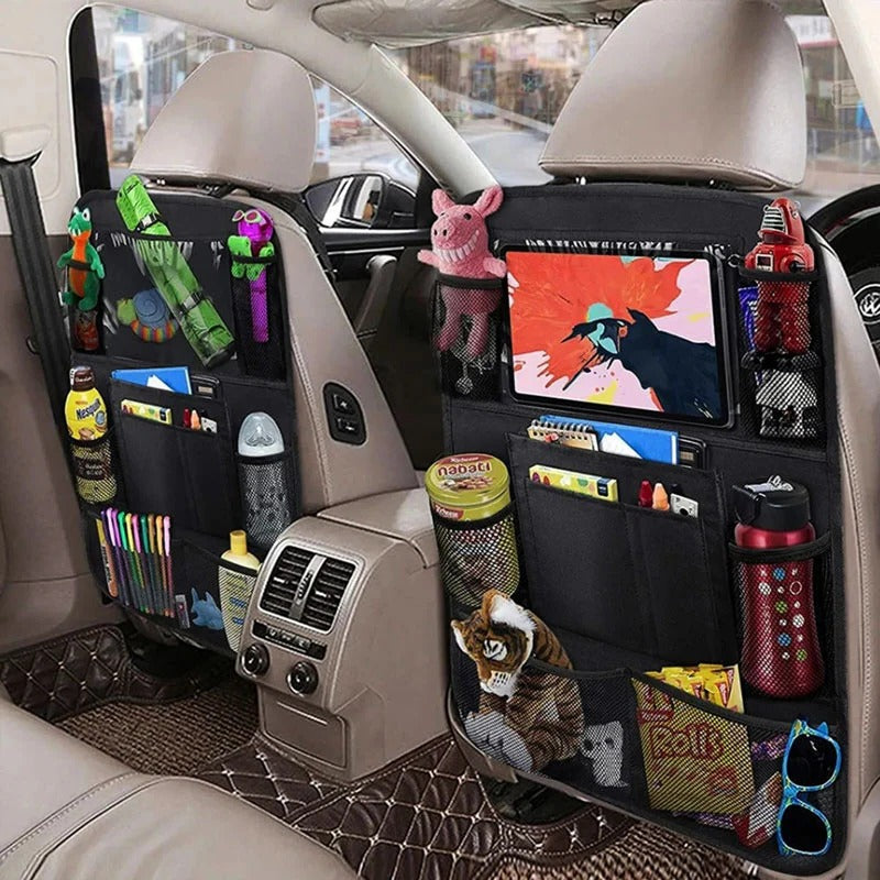 Car Back Seat Storage with Multiple Pockets
