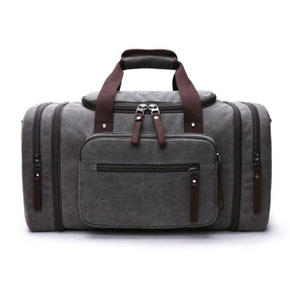 Spacious Cotton Travel Duffel Bag with Extra Room