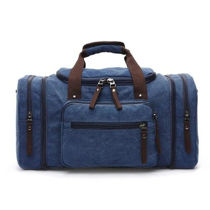 Spacious Cotton Travel Duffel Bag with Extra Room
