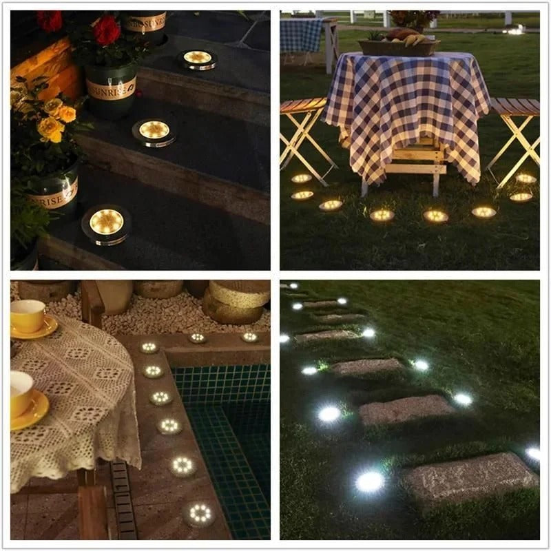 Bright Outdoor Solar LED Path Lights
