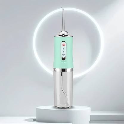 Compact Travel Water Flosser with Interchangeable Tips
