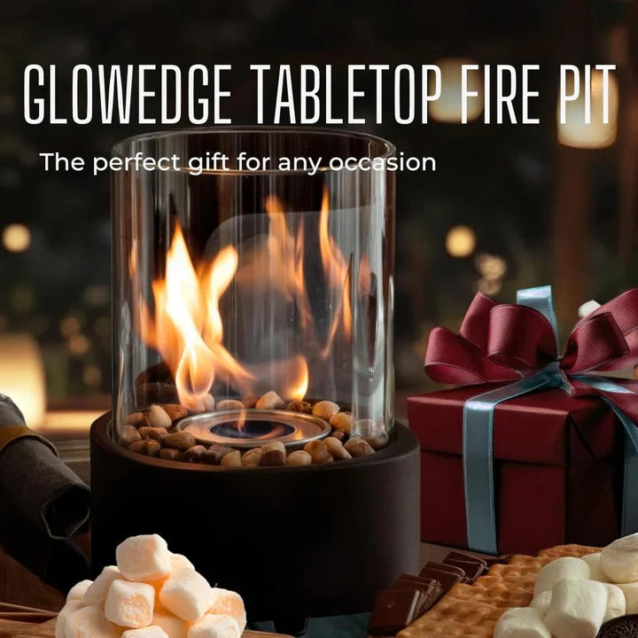 Compact Outdoor Fire Pit with Lid and Poker