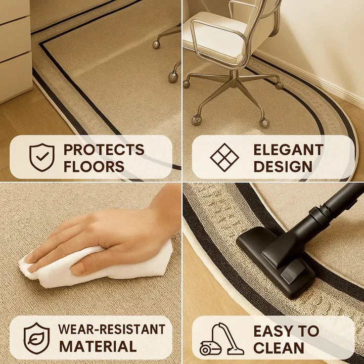Durable Floor Protector for Home and Office Chairs