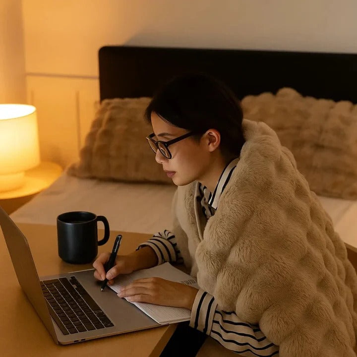 Soft Cozy Throw Blanket Machine Washable