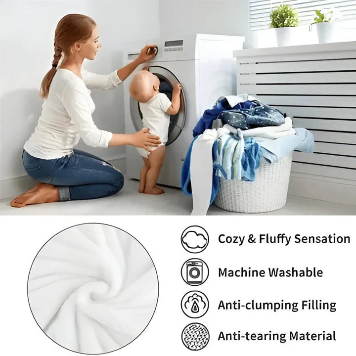 Soft Cozy Throw Blanket Machine Washable