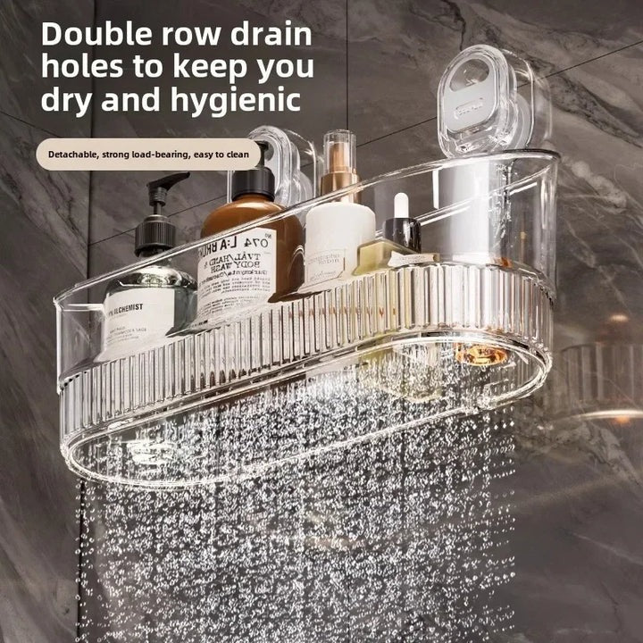 Strong Adhesive Shower Caddy with 11lb Weight Limit