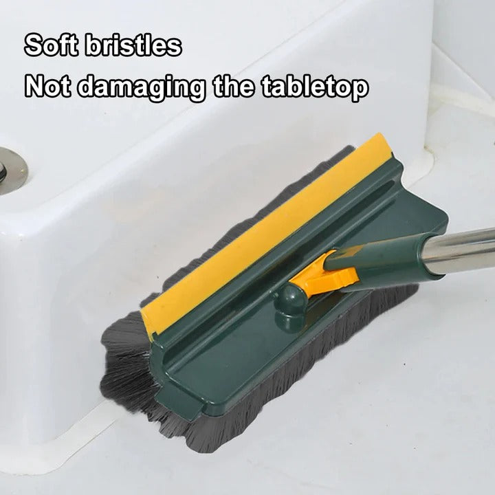 Heavy Duty Floor Cleaning Brush with Scraper