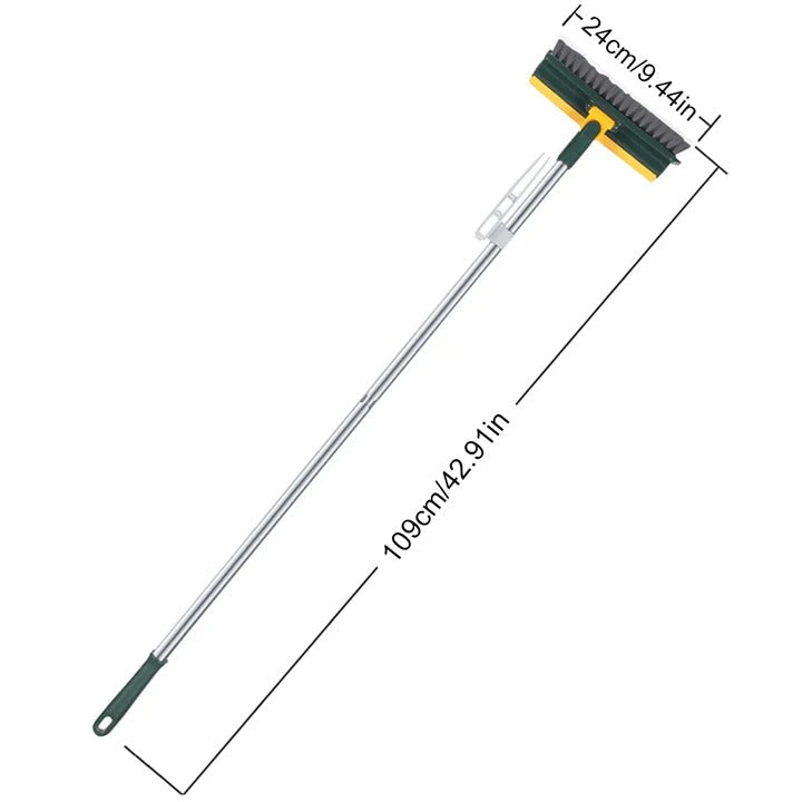 Heavy Duty Floor Cleaning Brush with Scraper