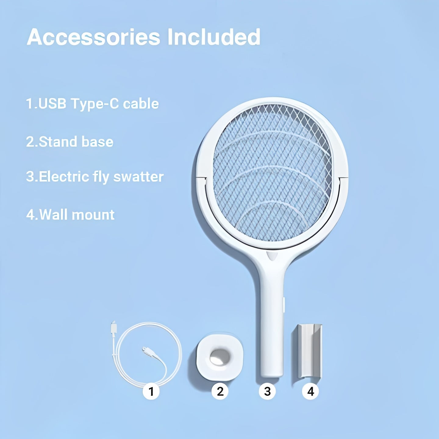 Portable 5-in-1 USB Electric Insect Killer Lamp
