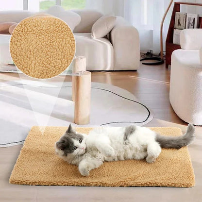 Warm Plush Orthopedic Pet Bed Mat