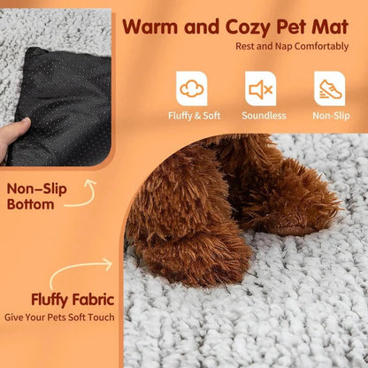 Warm Plush Orthopedic Pet Bed Mat