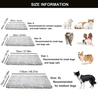 Warm Plush Orthopedic Pet Bed Mat