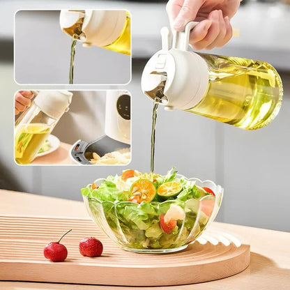 Versatile Oil Sprayer and Misting Bottle for Kitchen