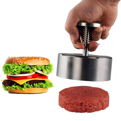 Premium Metal Patty Maker for Grill and Barbecue - Ortekor