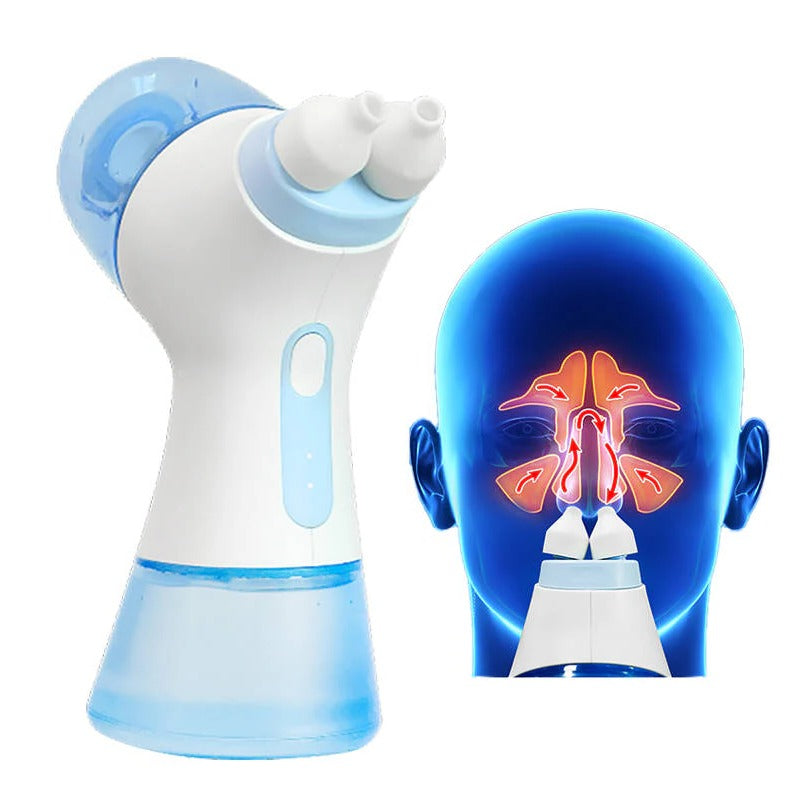 Nasal Cleansing Device | Dual-Action Rinse System with Rechargeable Battery | Gentle Relief for Congestion