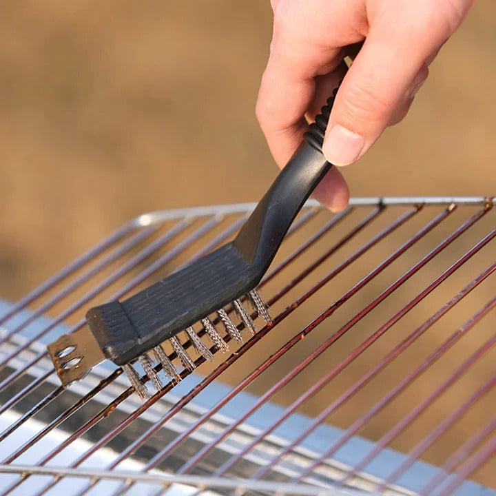 Heavy Duty Metal BBQ Grill Cleaning Brush - Ortekor