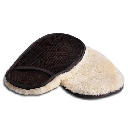 Premium Microfiber Auto Cleaning Towel with Stretchy Wrist Strap