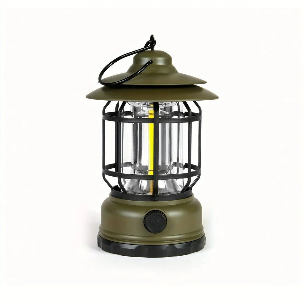 Compact Rechargeable Camping Lantern with Adjustable Brightness