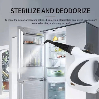 Power Clean | Handheld Steam Cleaner with Rapid Heat-Up & 4 Attachments | Versatile Cleaning for Home and Car