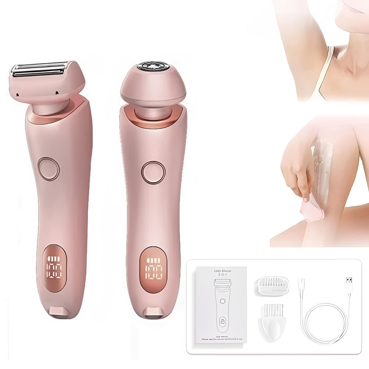Compact Ladies Rechargeable Razor