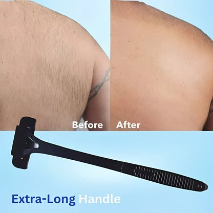 Easy Reach Back Shaver for Men with Long Handle