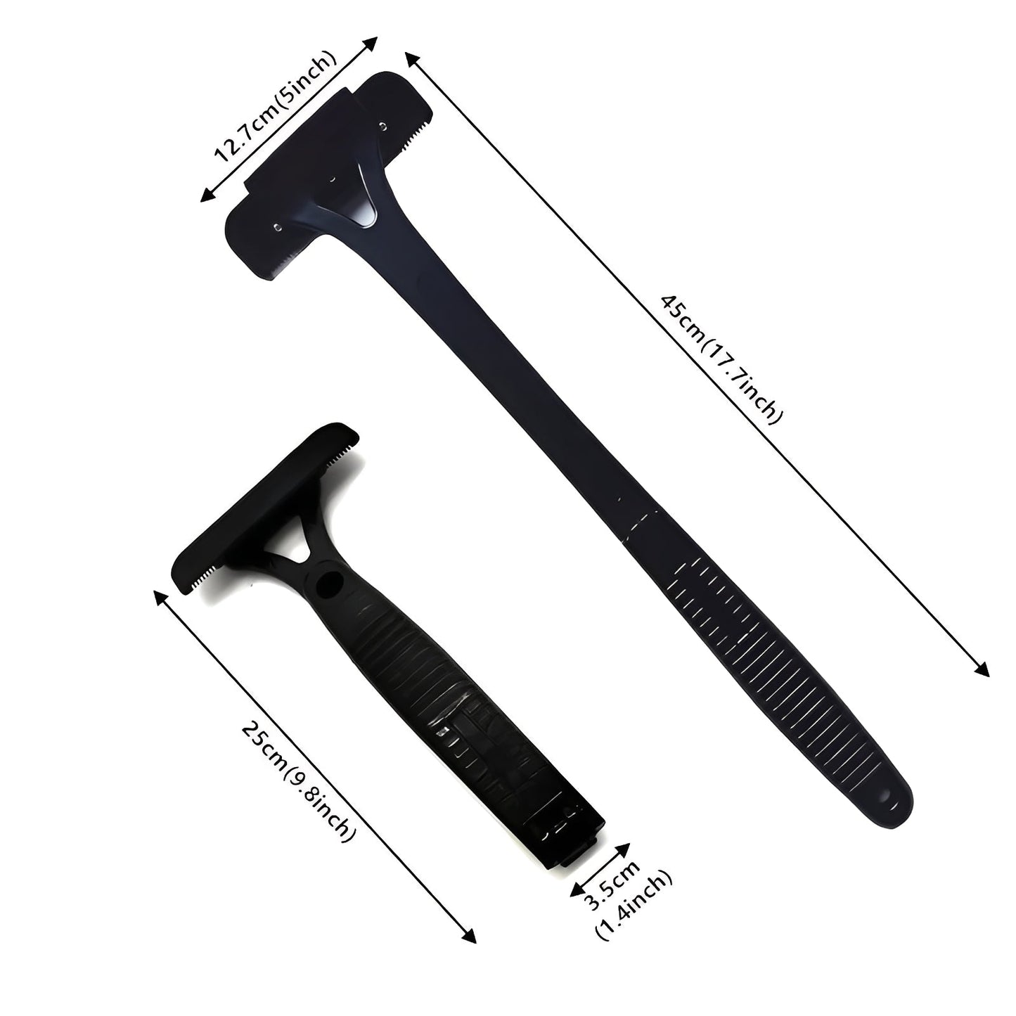 Easy Reach Back Shaver for Men with Long Handle