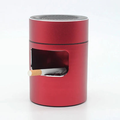 Compact Electronic Smokeless Ashtray with Air Purifier