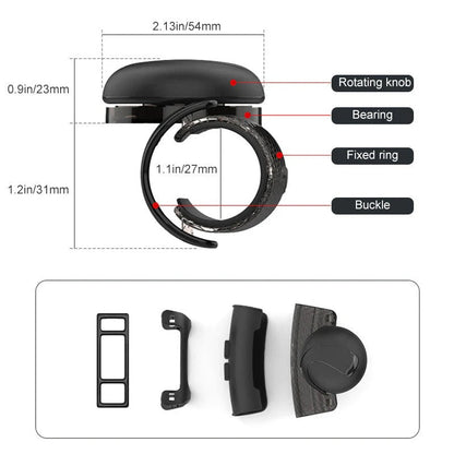 Easy Grip 360 Spin Steering Wheel Knob with Bearing