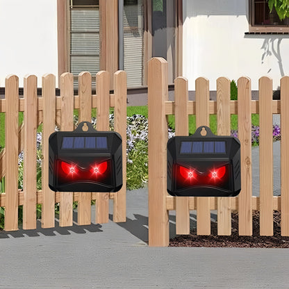 Outdoor Pest Repellent Ultrasonic Solar Device, 2 Pack