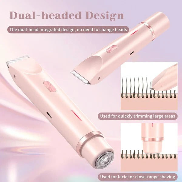 Women's Electric Shaver with Precision Trimmer Attachment