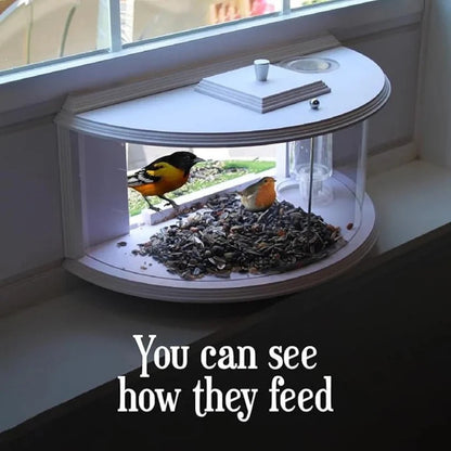 Easy Hang Bird Feeder with Strong Suction Cup