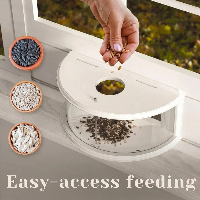 Easy Hang Bird Feeder with Strong Suction Cup