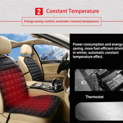 Heated Car Seat Cushion with Thermostatic Control