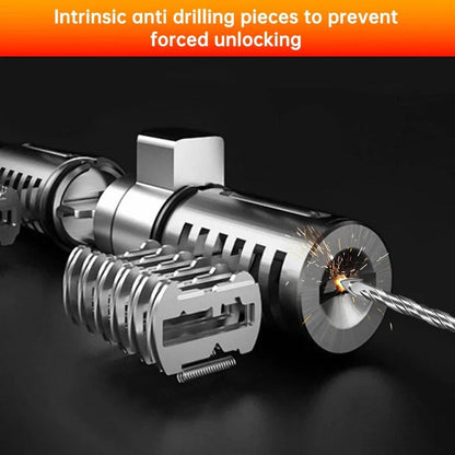 Anti-Theft Motorcycle Brake Lock with Alarm System