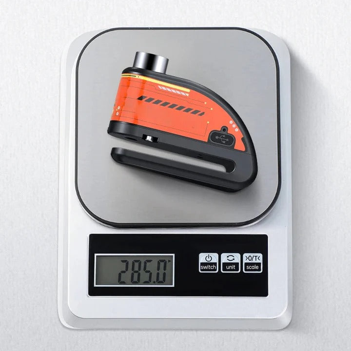 Anti-Theft Motorcycle Brake Lock with Alarm System